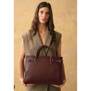 Tusting Kimbolton Leather Handbag in Vintage Red